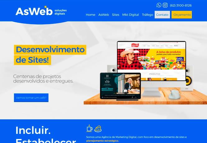 AsWeb, desenvolvimento de sites profissionais